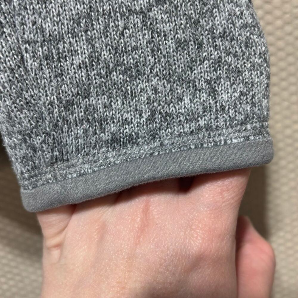 Patagonia Women's Sweater 1/4 Zip Fleece Pullover Size Medium Heather Gray - Picture 5 of 12